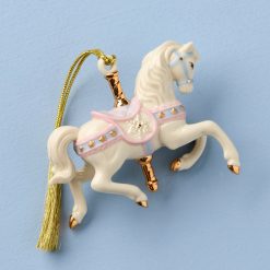 Lenox Premium Snowflake Carousel Horse Ornament