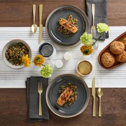 Alternative view of Lenox Premium Organic Shades Gray 18-Piece Dinnerware Set