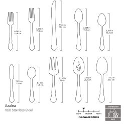 Alternative view of Lenox Premium Azalea 45-Piece Flatware Set