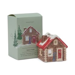 Lenox Premium Alpine Chalet Incense & Tea Light Holder