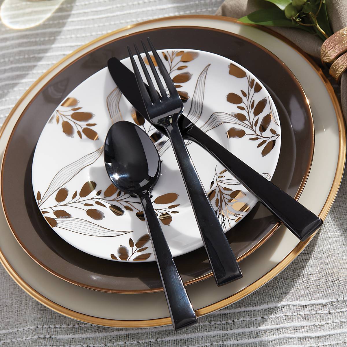 Lenox Premium Colebrook Onyx 5-Piece Place Setting - Image 7