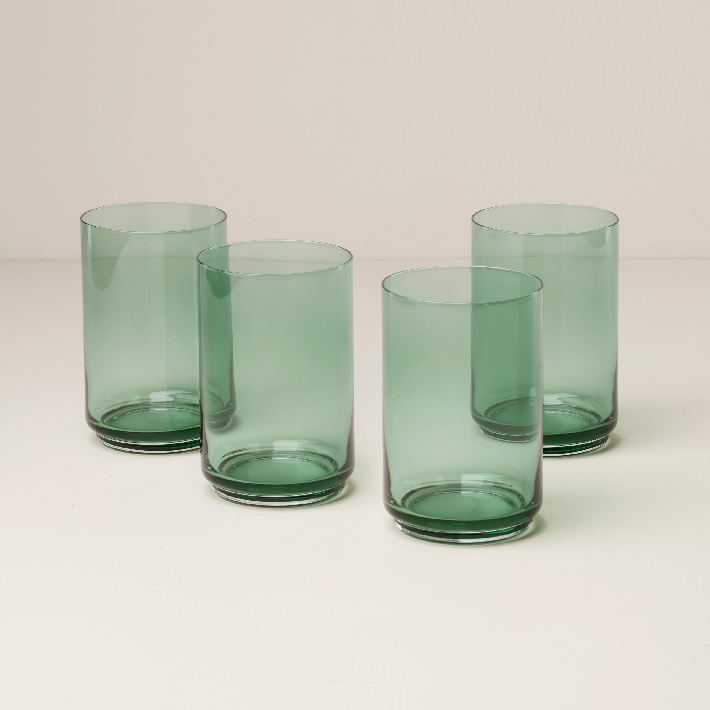 Lenox Premium Tuscany Stackable Classics Green Coolers, Set of 4