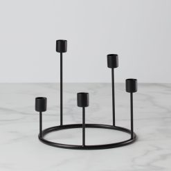Lenox Premium Kent Small Black Candlestick Wreath