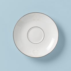 Lenox Premium Opal Innocence Scroll Saucer