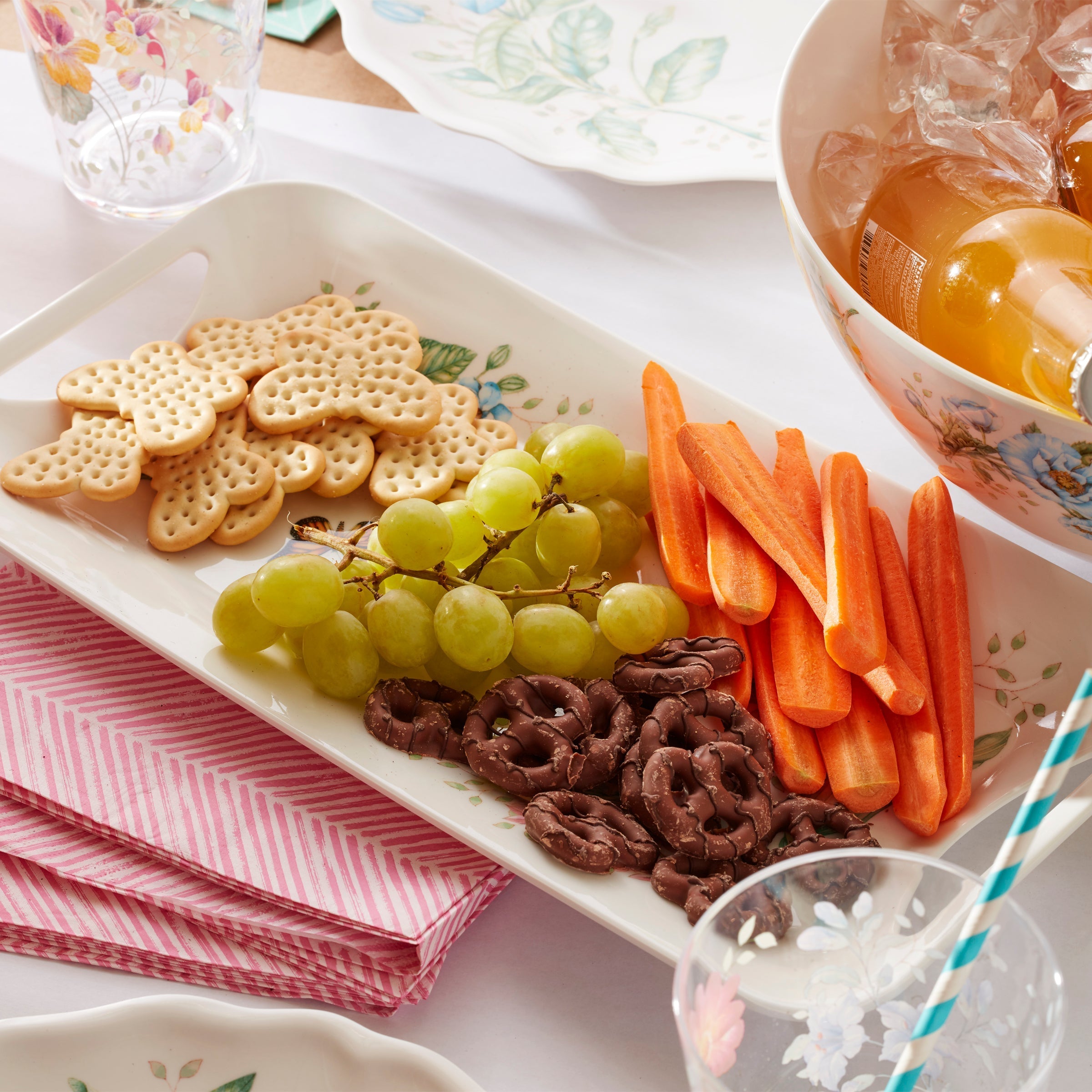 Lenox Premium Butterfly Meadow Melamine Hors d'Oeuvres Tray - Image 4