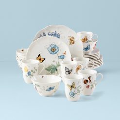 Lenox Premium Butterfly Meadow 24-Piece Dinnerware Set