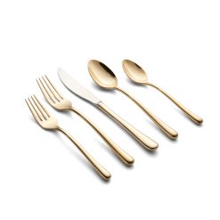 Lenox Premium Samantha Gold 20-Piece Flatware Set