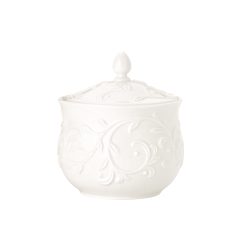 Lenox Premium Opal Innocence Carved Sugar Bowl
