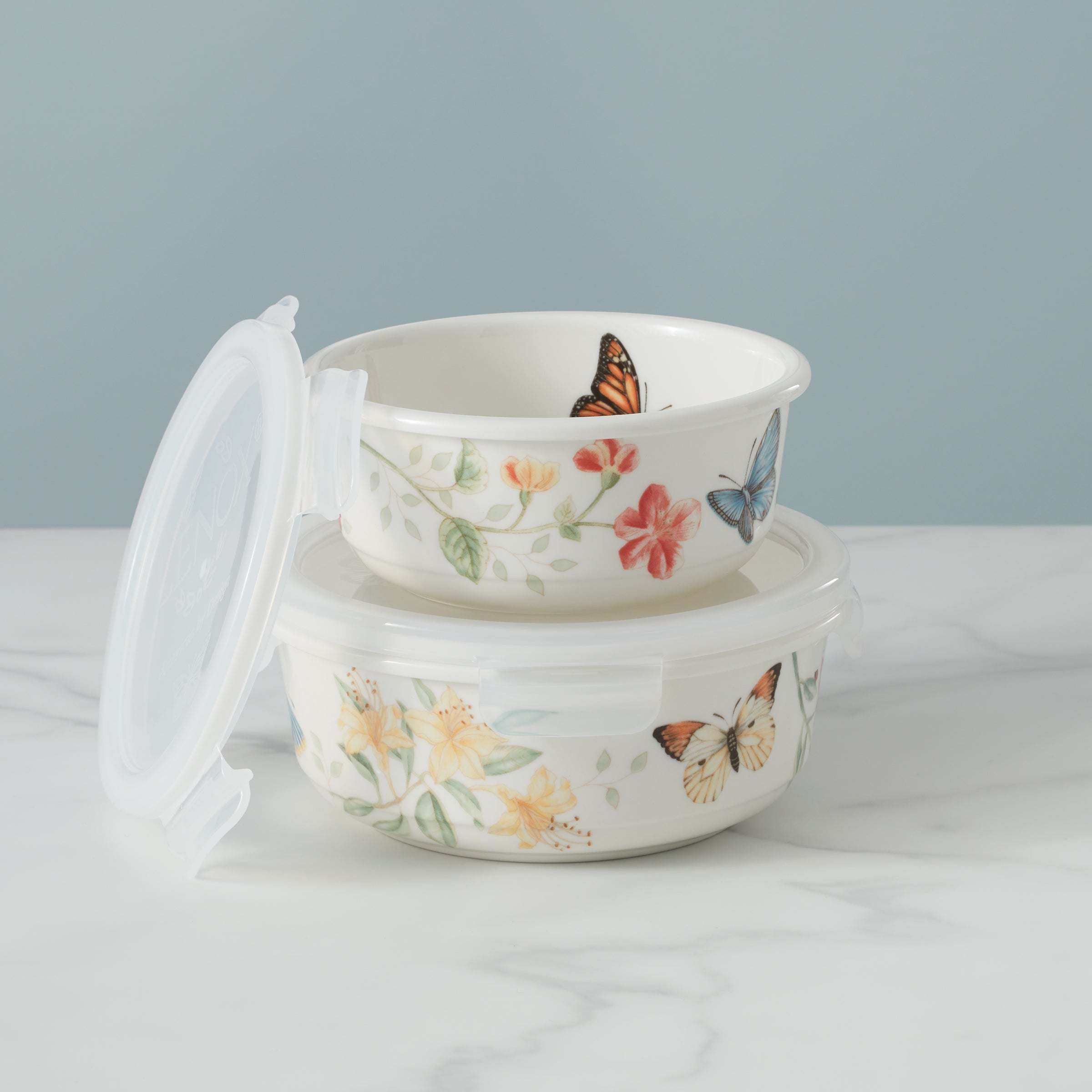 Lenox Premium Butterfly Meadow Large Round Container - Image 3