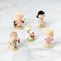 Lenox Premium Peanuts Barbecue 5-Piece Figurine Set
