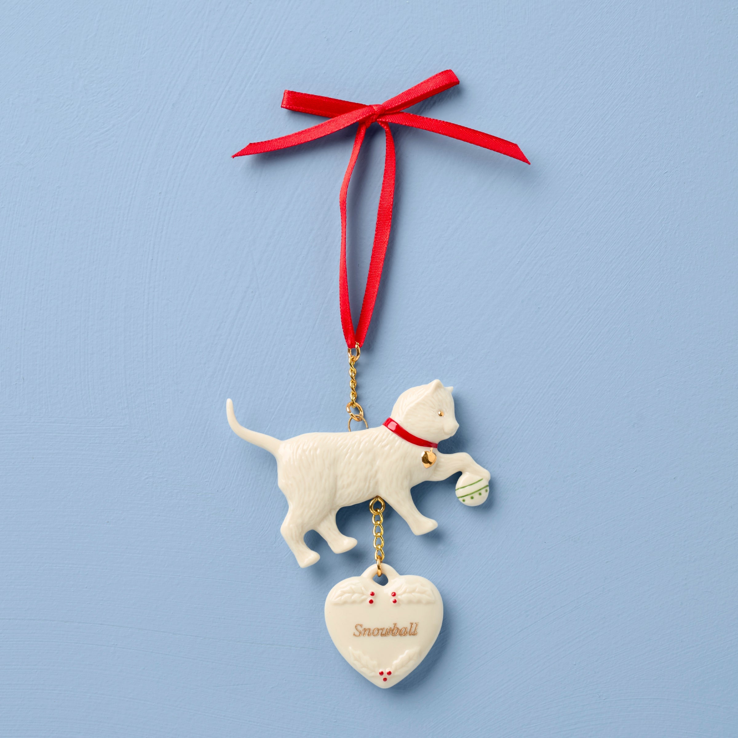 Lenox Premium Personalized Playful Cat Ornament