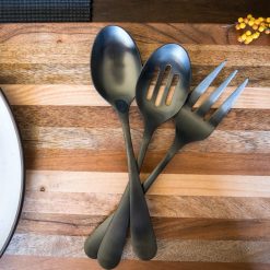 Alternative view of Lenox Premium Rhiannon Black Satin 3-Piece Hostess Set