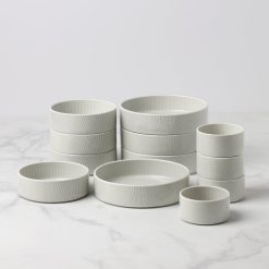 Lenox Premium Modulus Vapor 12-Piece Bowl Set