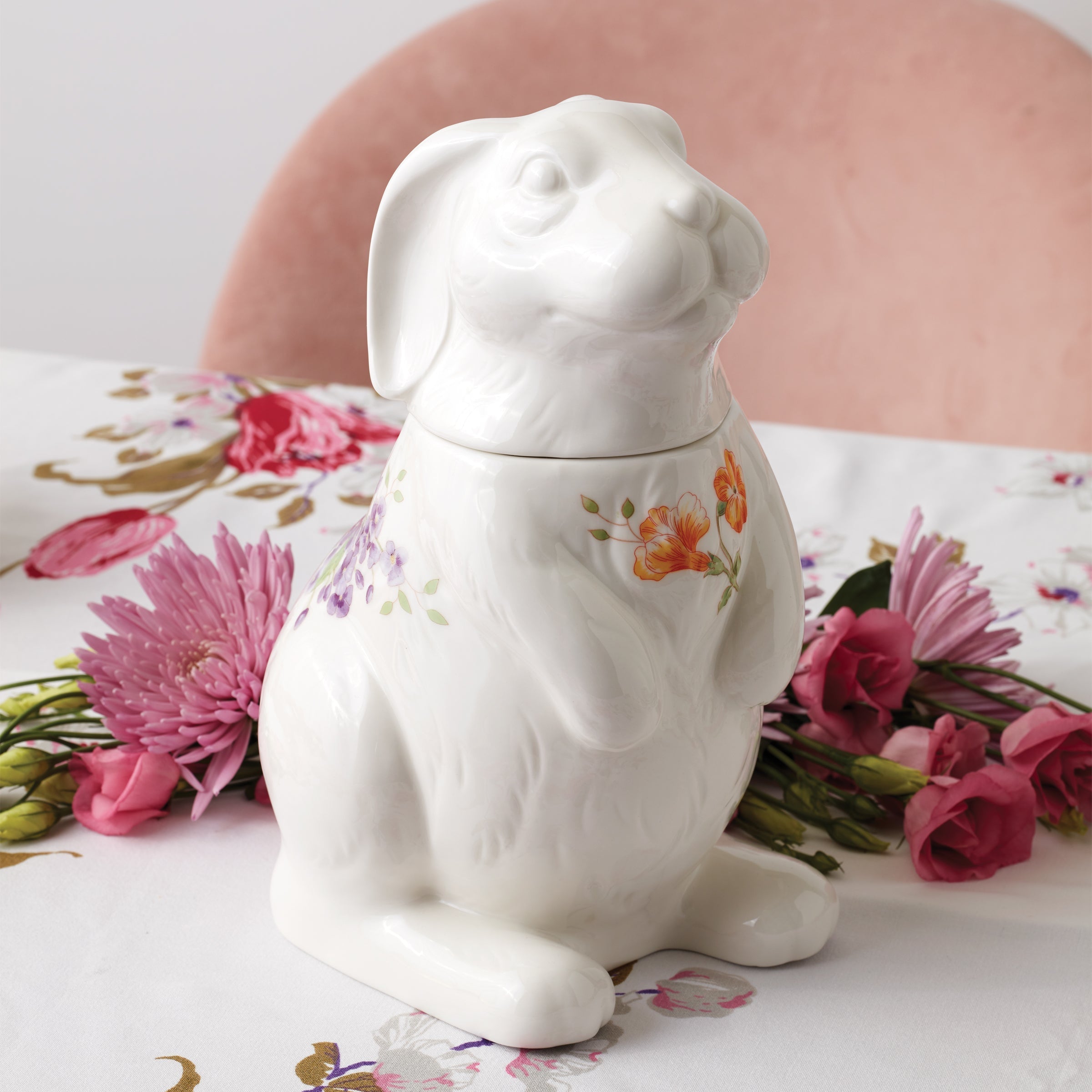 Lenox Premium Butterfly Meadow Bunny Cookie Jar - Image 4