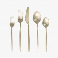 Alternative view of Lenox Premium Gaze Champagne Satin 20-Piece Flatware Set