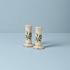 Lenox Premium Holiday Salt & Pepper Set of 2