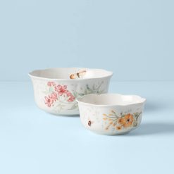 Lenox Premium Butterfly Meadow 2-Piece Bowl Set