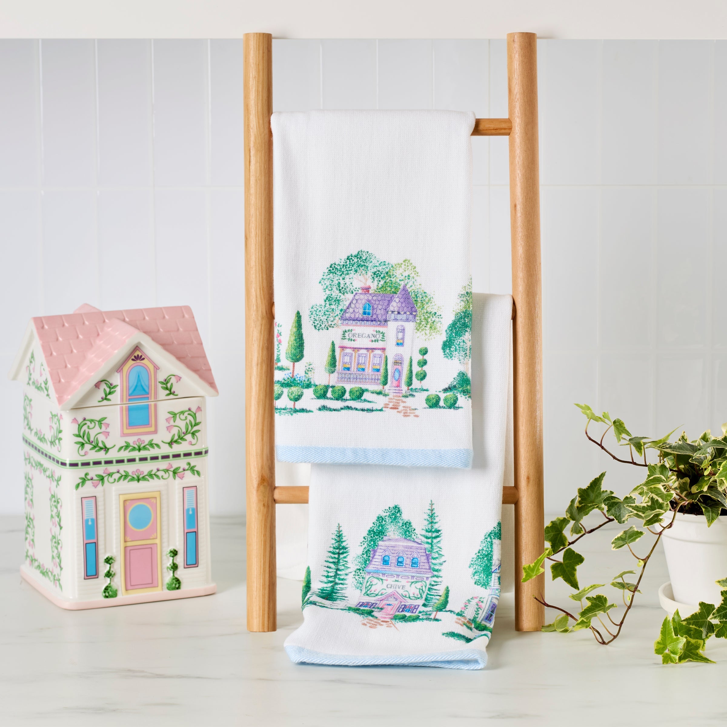Lenox Premium Lenox Spice Village Kitchen Towels, Set of 2 - Image 2