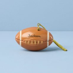 Lenox Premium Personalized Football Ornament