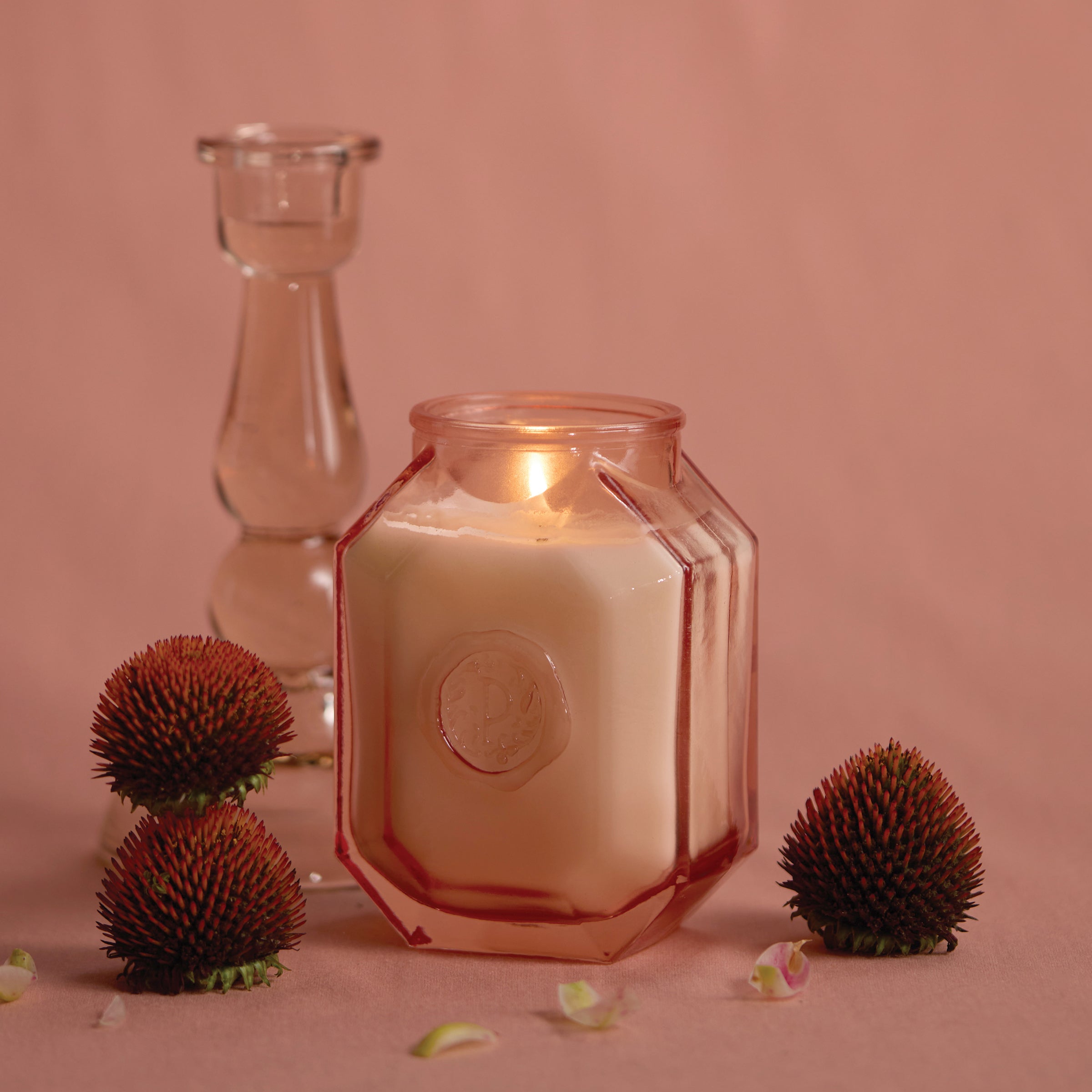 Lenox Premium Botanica Saffron Rose 8oz Candle - Image 6
