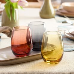 Alternative view of Lenox Premium Golden Hour Stemless Wine Glasses, Set of 4