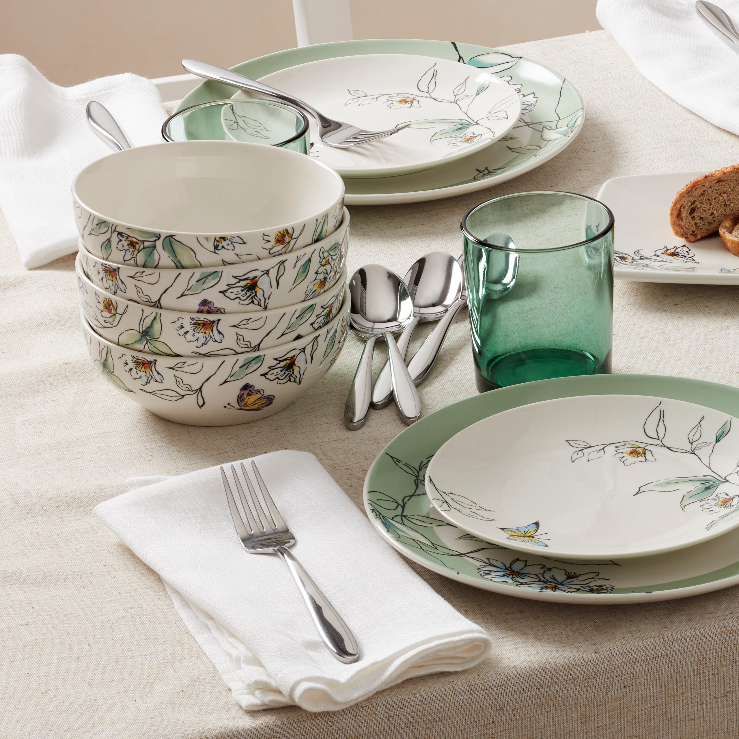 Lenox Premium Botanica 12-Piece Dinnerware Set - Image 6