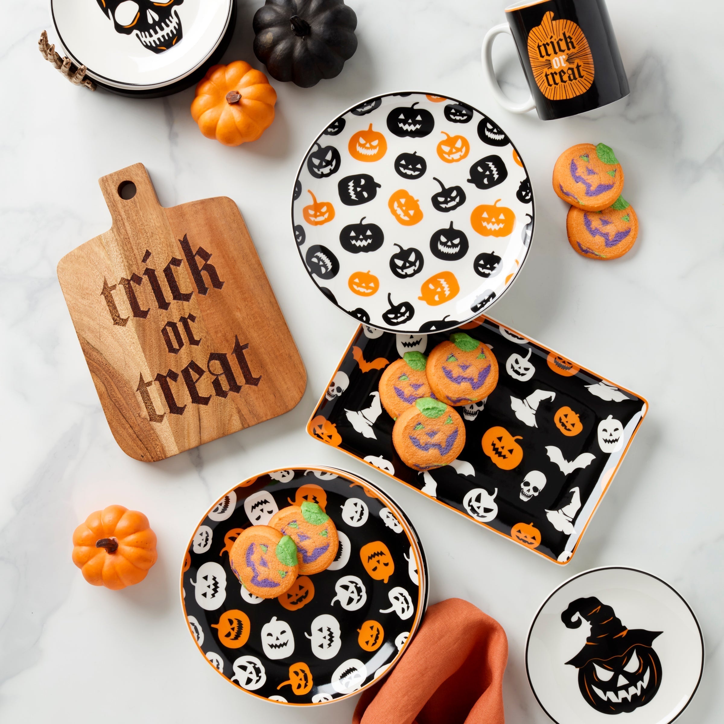 Lenox Premium Vintro Halloween Tidbit Plates, Set of 4 - Image 5