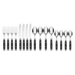 Alternative view of Lenox Premium Jubilee Black 16-Piece Flatware Set