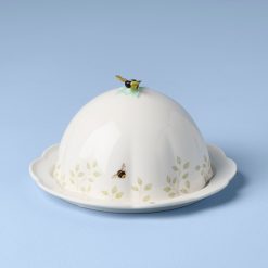 Lenox Premium Butterfly Meadow Covered Butter Dish