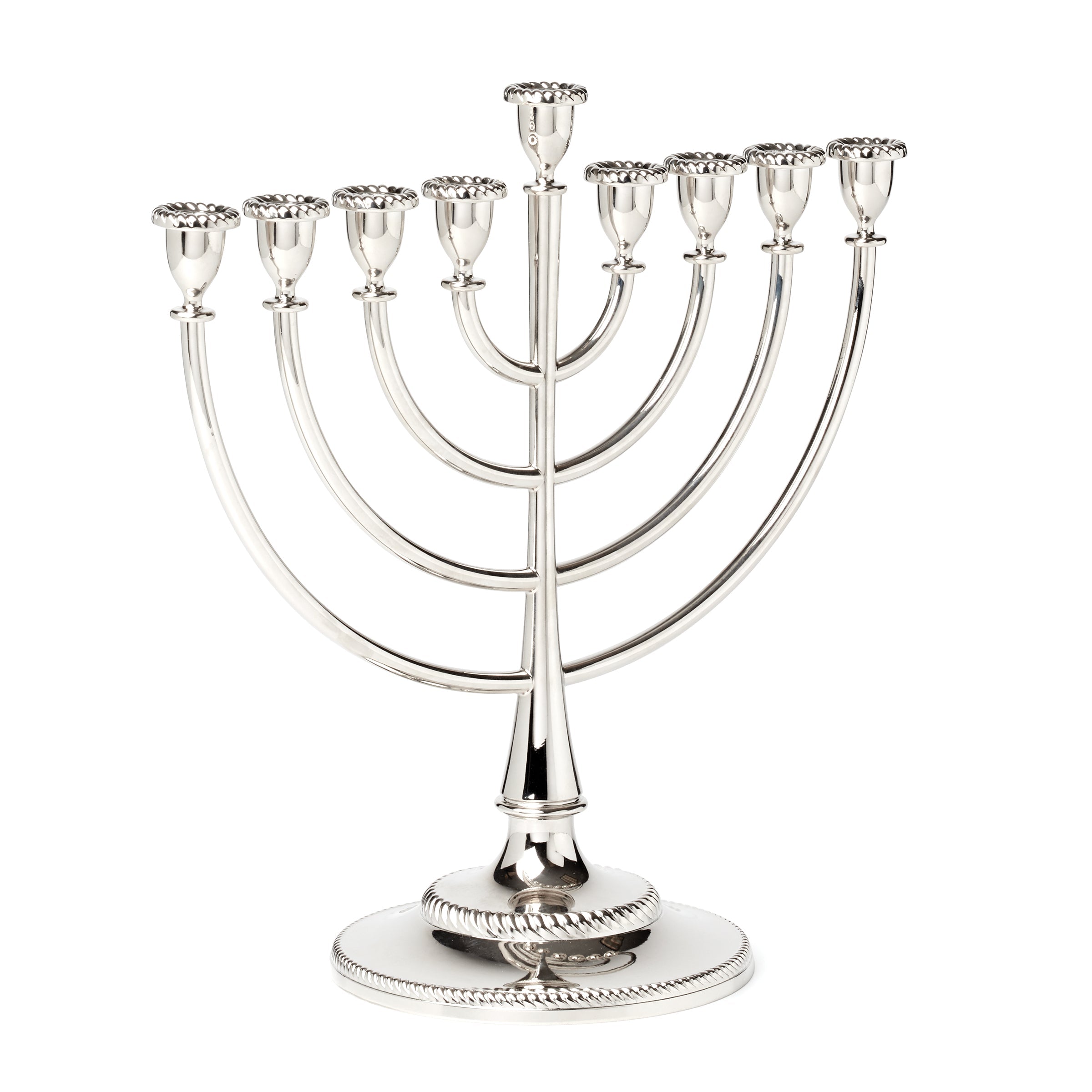 Lenox Premium Roseland Silver Menorah - Image 3