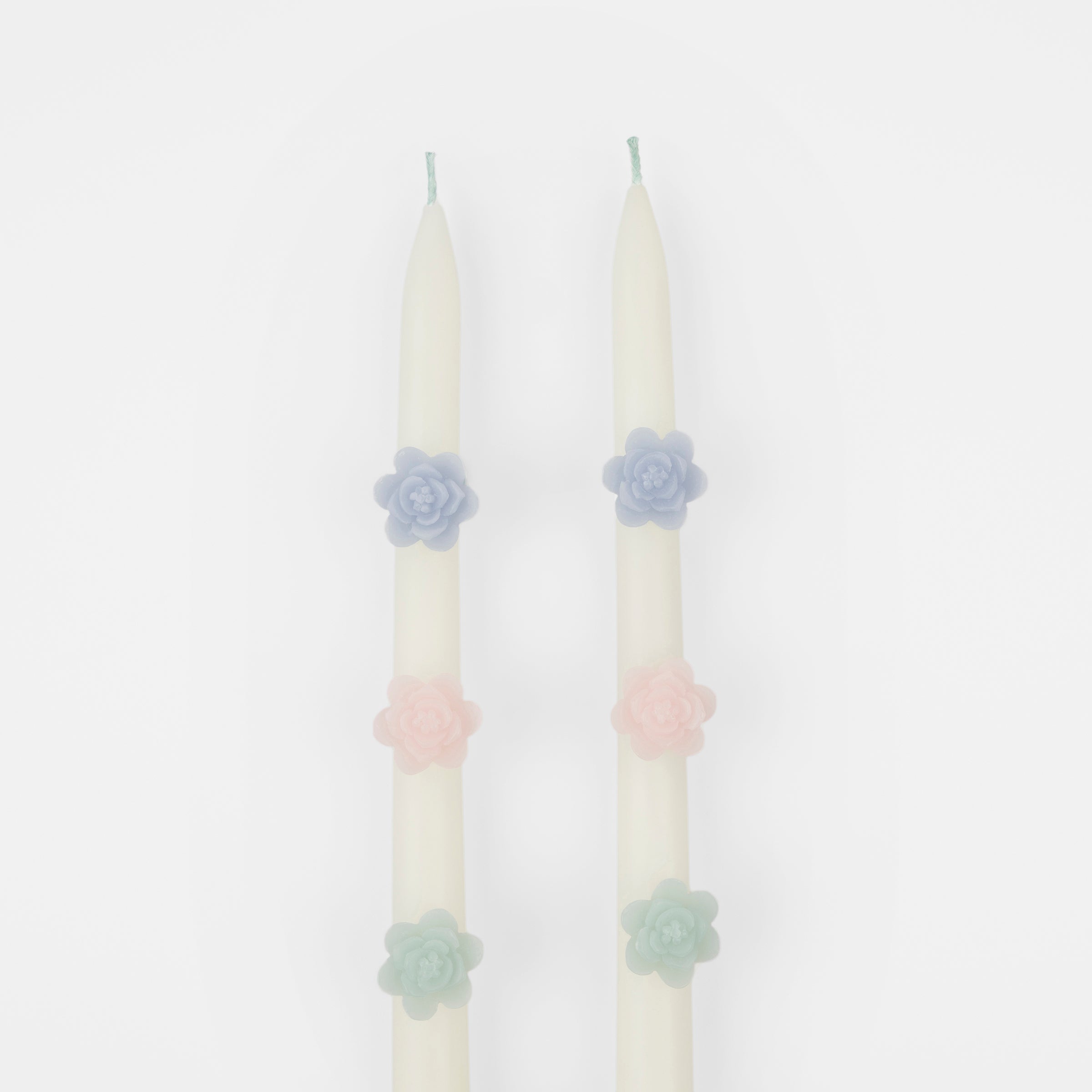 Lenox Premium Pastel Flowers Taper Candles, Set of 2 - Image 6