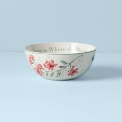 Alternative view of Lenox Premium Butterfly Meadow Home is Where The Heart is Bowl