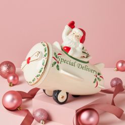 Alternative view of Lenox Premium Holiday Santa Airplane Cookie Jar