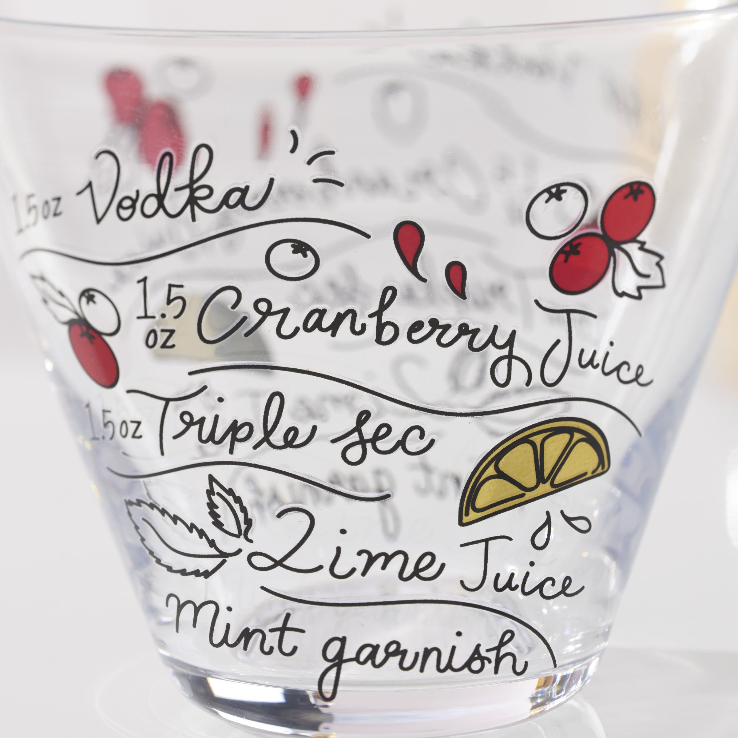 Lenox Premium Make Merry Stemless Martini Glasses, Set of 4 - Image 3