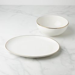 Lenox Premium Trianna White 2-Piece Serveware Bundle