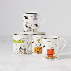 Lenox Premium The Great Pumpkin Mugs, Set of 4