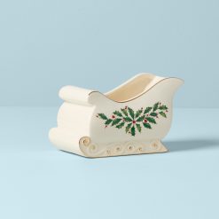 Lenox Premium Holiday Sleigh Candy Dish