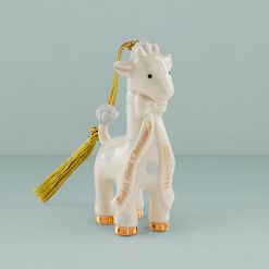 Lenox Premium Personalized Baby's Blue Giraffe Ornament