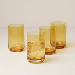 Alternative view of Lenox Premium Tuscany Classics Stackable Amber Coolers, Set of 4