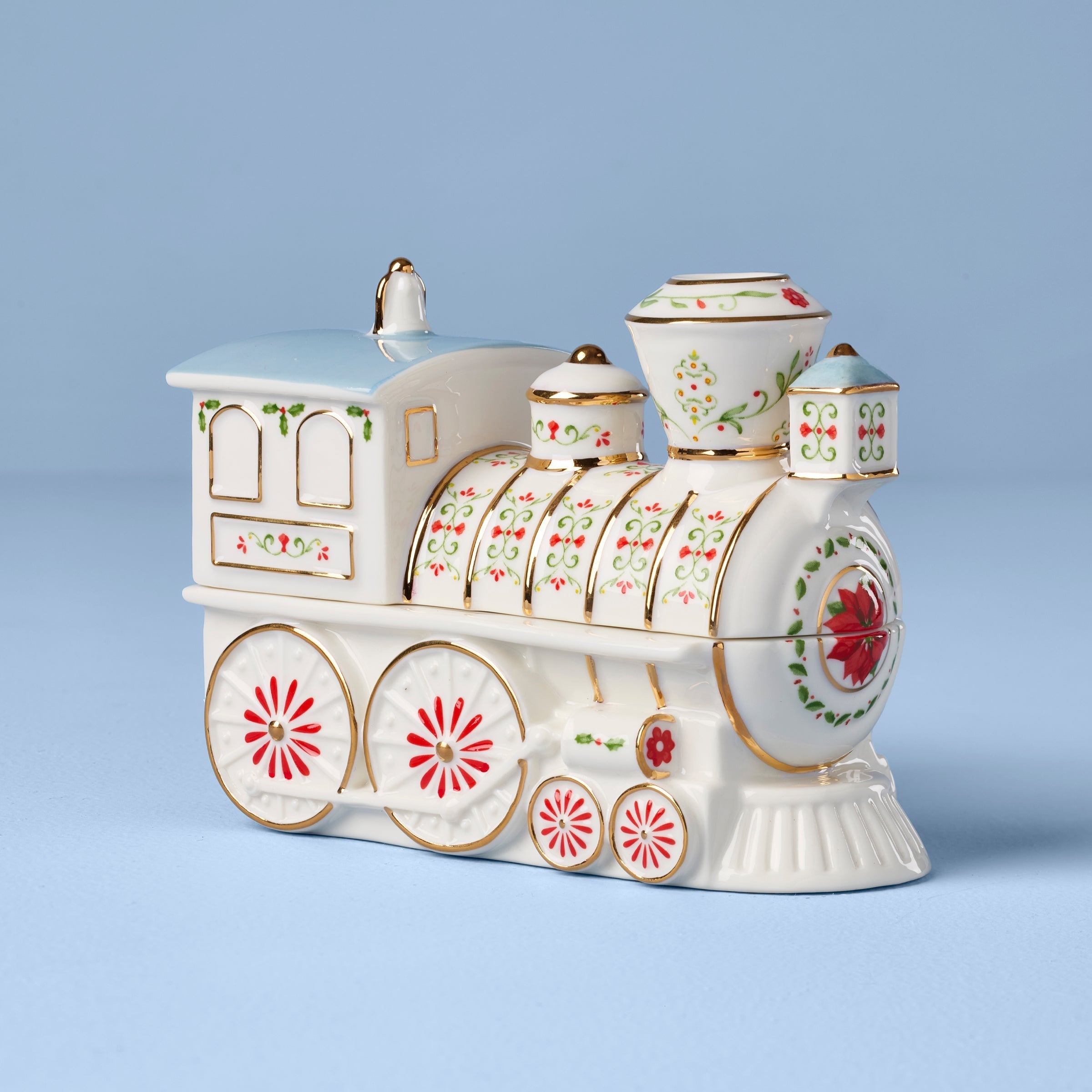 Lenox Premium Lenox Holiday Village Christmas Train Server - Image 3