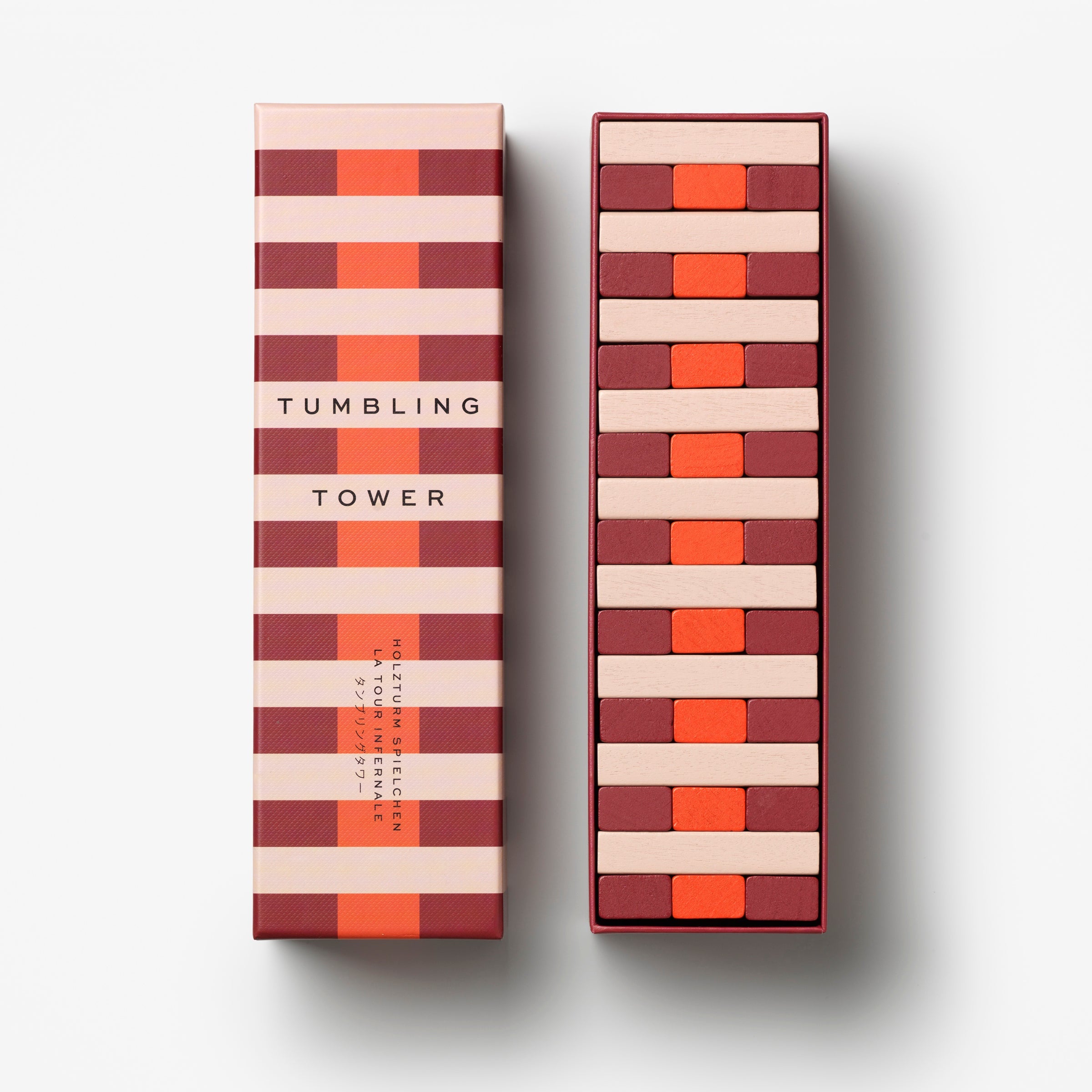 Lenox Premium Red Tumbling Tower Game - Image 4