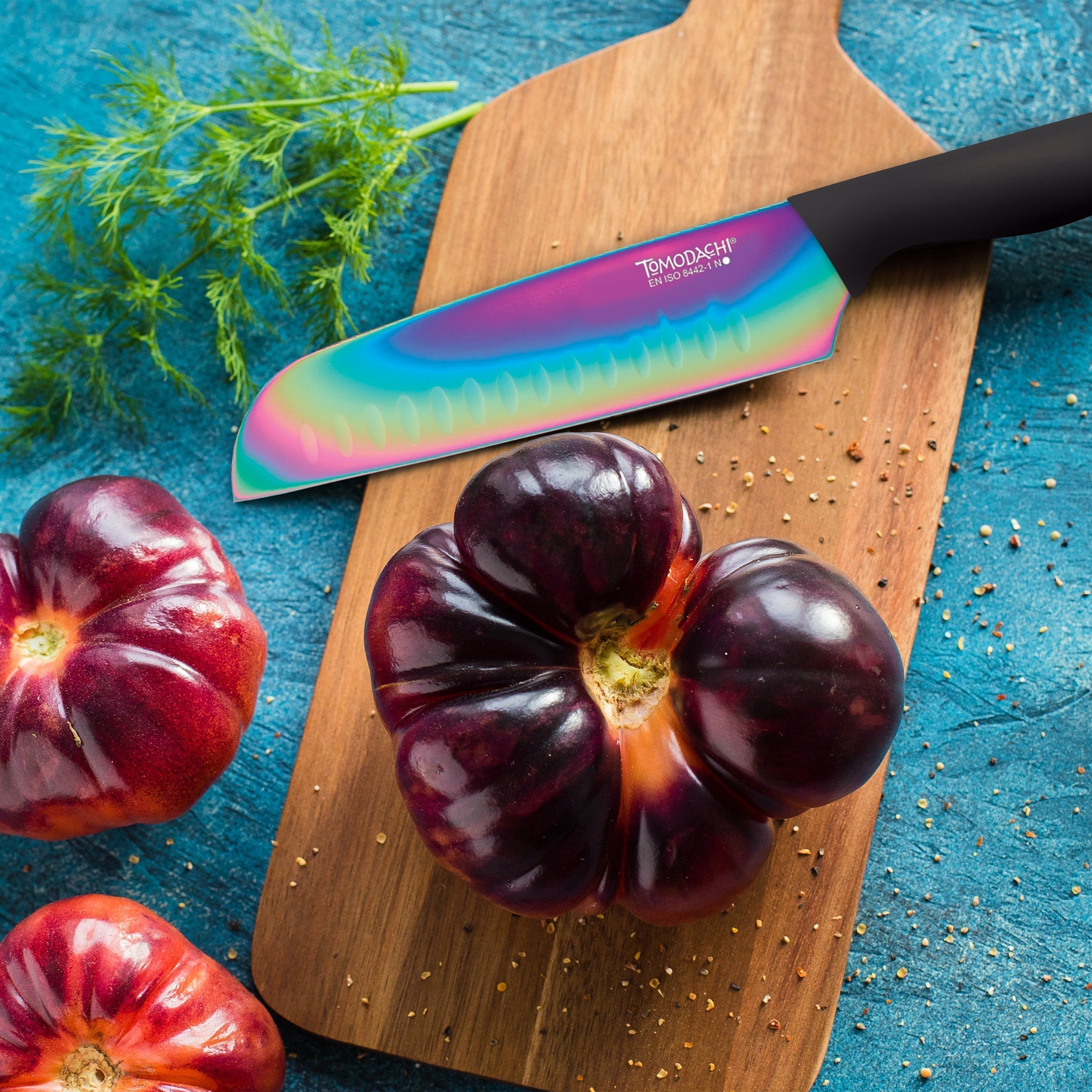Lenox Premium Rainbow Black 12-Piece Cutlery Set - Image 3