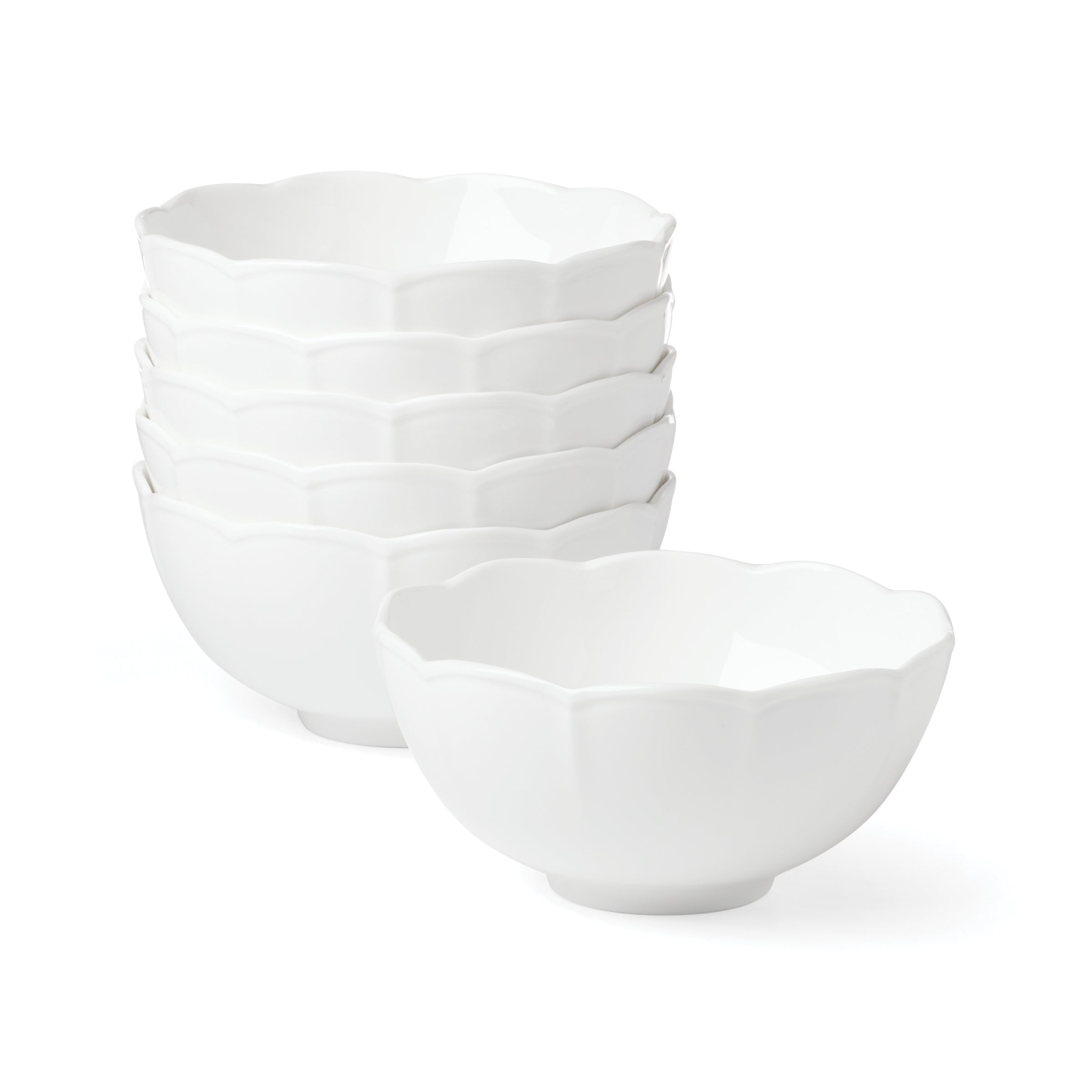 Lenox Premium Studio 1414 Scallop All-Purpose Bowls, Set of 6 - Image 5