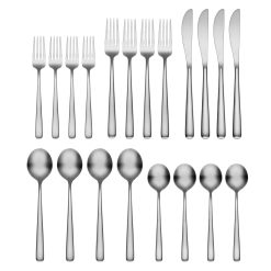 Alternative view of Lenox Premium Lorenn Satin 20-Piece Flatware Set