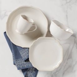 Lenox Premium French Perle Bead White 4-Piece Place Setting