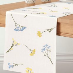 Lenox Premium Wildflowers Allover 14x90 Table Runner