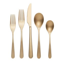 Lenox Premium Kenbrook Champagne Vintage 20-Piece Flatware Set