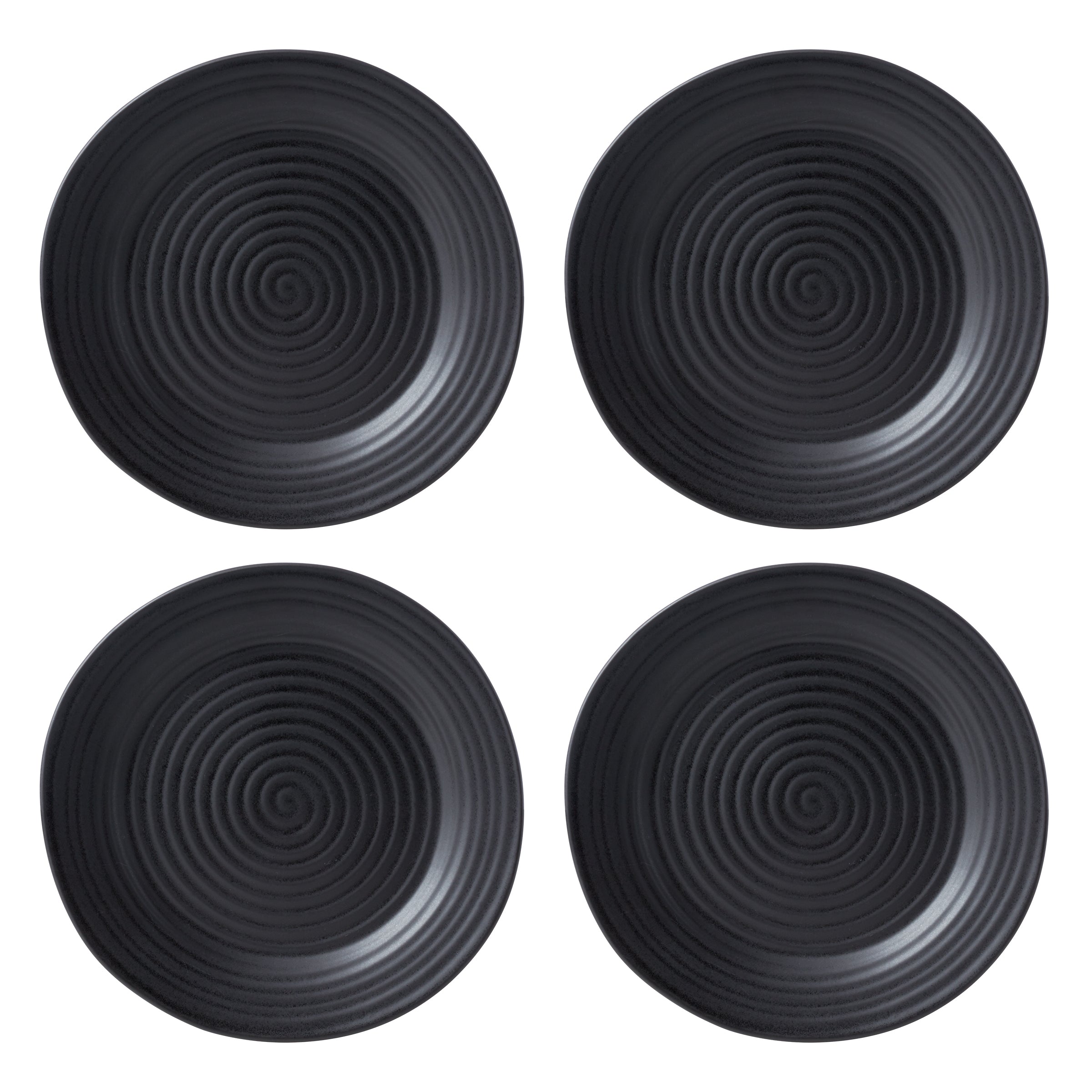 Lenox Premium Ridge Black 12-Piece Dinnerware Set - Image 11