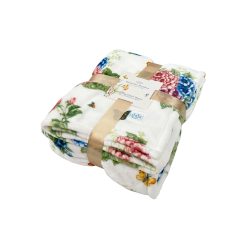 Alternative view of Lenox Premium Butterfly Meadow Hydrangea Throw Blanket