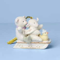 Lenox Premium Personalized Baby's 1st Christmas Ornament